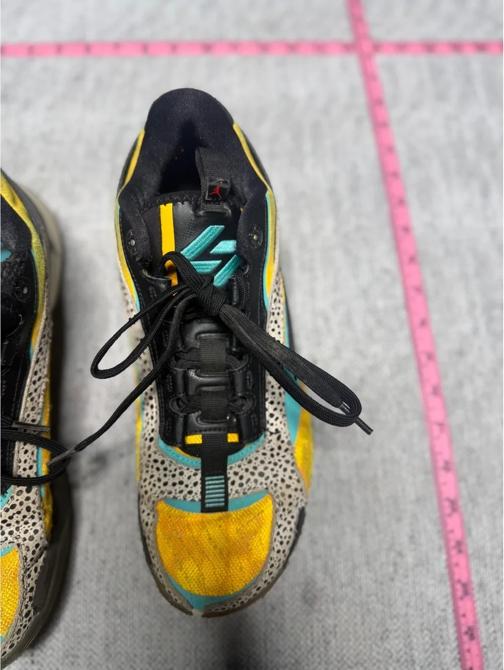 Jordan Why Not? Zer0.1 Yellow & Black Basketball Sneakers